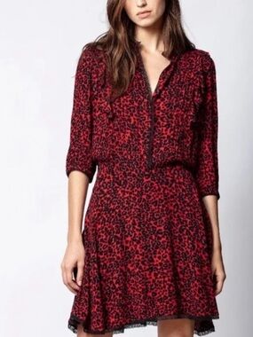 Zadig & Voltaire Remo Print Leo Dress